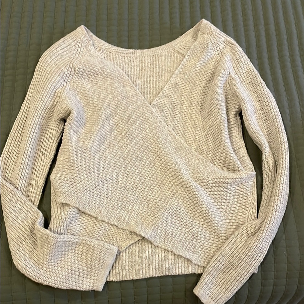 Cozy Beige Knit Sweater